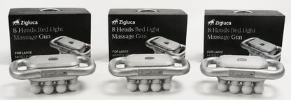 𝐙𝐢𝐠𝐥𝐮𝐜𝐚™ 8 Heads Red Light Massage Gun